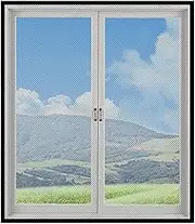 Magnetic Screen Door with Full-Edge Sealing & Reinforced Mesh | Easy Install & Durable Closures | Insect-Proof Design for Patio, Windows, and Entryways(150 * 180cm)