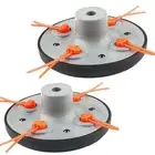 2pcs/set String-Trimmer Head For All-PIVOTRIM Gas Brush-Cutter Lawn Mower Part