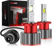 Torchbeam D2S D2R HID Bulbs, 6500K 45W for HID Assembly, 22000 Lumens 85122 66240 66040 66240CBI Xenon HID Bulbs, Pack of 2