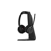 EPOS 1001173 IMPACT 1061T Duo BT Headset, MS Teams, Includes Stand, For PC/Softphone, USB-C Connection, BTD 800a Dongle Included