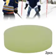 2Pcs Hockey Puck Glow in The Dark Gifts for Kids Adults Street Hockey Balls