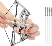 AMEYXGS Archery Mini Bow and Arrow Set Recurve Hunting Longbow Triangle Compound Right Left Hand for Shooting Practice (Type 7) Black