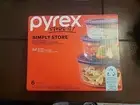 Pyrex Simply Store Meal Prep Glass Food Storage Containers (6-Piece Set, BPA
