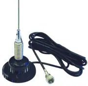 Procomm Pc36S 36" Magnet Mount Cb Antenna With Stainless Steel Rod, Shock Spring