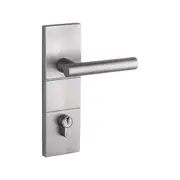 Lane Brushed Satin Chrome Buckingham Single Cylinder Entrance Lockset