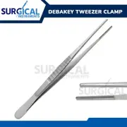 Debakey Atraumatic Artery Forceps Clamp 8" with 2MM Tip ENT Surgical German Gr