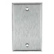 SUNLITE 1 Gang Blank Wall Plate -Steel