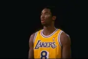 Guard Kobe Bryant Los Angeles Lakers looks on the Minnesota Timber- Old Photo 1