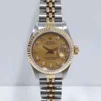 在飛比找Yahoo!奇摩拍賣優惠-ROLEX勞力士 69173 Datejust 蠔式女錶 經