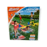 Banzai 2-in-1 Obstacle Course Water Slide (NEW)