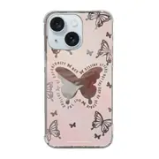 For Iphone 15 Colour Painted Mirror Phone Case Colorfull Starry Sky