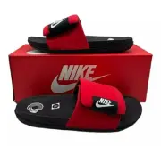 NIKE Men's Offcourt Adjust Slide University Red-White-Black DQ9624-600 NIB Sz 7
