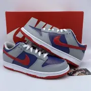 Nike Dunk Low Samba Mens Size 9.5 Hyper Blue Samba Silver CZ2667-400 Atmos Panda