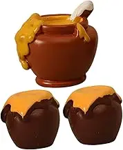 GALPADA Dollhouse Mini Food 1 Set Mini Honey Jar Resin Jar Decor Micro Landscape Honey Pot