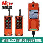 For Hoist Crane Radio Industrial Wireless Remote Control 2 Transmitter 1 Receive