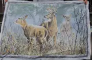 Winter Whispers Deer Quilt Panel Michelle Mara