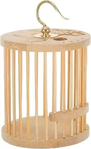 Wooden Cage for Wild Breeding Portable Container with Spacious Design Natural Aesthetic Habitat for Reptiles Versatile Feeder Box