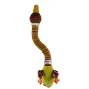Gigwi Plush Friendz Crunchy Neck Dog Toy Duck Small