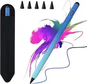 Stylus Pen for iPad 2018-2023, 15mins Fast Charge Apple Pencil for iPad 9th&10th Generation, Apple iPad Pro 11&12.9", iPad 8/7/6th Gen, iPad Air 3rd/4/5th Gen, iPad Mini 5/6th Gen (Blue)