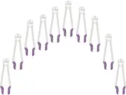 Fondant Crimper 10pcs/Set Double Sugar Cake Home Baking Accessory Cake Lace Clamp/Holder Decorating Tools Clamp/Holder Lace Tweezers