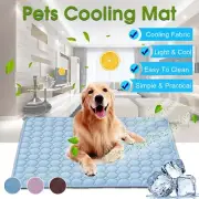 Dog Cooling Mat Bed For Pets Chilly Pad Indoor & Outdoor Ice Blanket Cushion