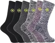 [ja vie] JAVIE 86% Merino Wool Lightweight Mid-Calf Crew Socks for Men & Women Ultra Soft Cushioned with Seamless Toe