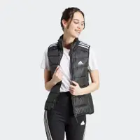 在飛比找PChome24h購物優惠-【ADIDAS】 ESSENTIALS 女 羽絨背心外套 黑