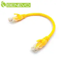 在飛比找PChome24h購物優惠-BENEVO 20cm Cat6 1000Mbps高速網線(