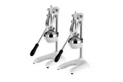 SOGA 2X Stainless Steel Manual Juicer Hand Press Juice Extractor Squeezer Lemon Orange Citrus White