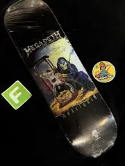 RARE SIGNED Prod Paul Rodriguez Primitive Megadeth Skateboard Deck AUTOGRAPHED
