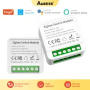 1/2gang Tuya DIY Zigbee Smart Switch 2-Way Control Mini Breaker Smart Life APP