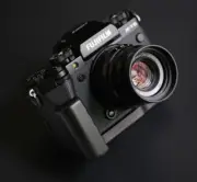 Handmade Wooden Ebony Walnut L Hand Grip Holder fr Fujifilm X-T5 Fuji XT5 Camera