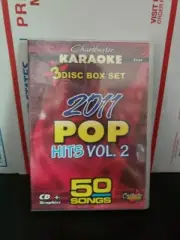 CHARTBUSTER KARAOKE 3 CD+G 2011 Pop Hits 5148 New in Box with Song List #119