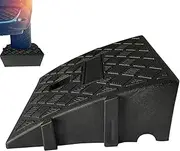 Curb Ramp - Car Driveway Ramps, Lightweight Motorcycle Ramp | Portable Threshold Bridge Track Curb Ram, Anti-Slip Threshold Ramp for Sidewalk, Driveway, Car, Scooter, Bikes, Motorcycle