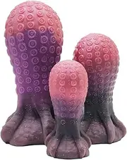 Huge Anal Plug Octopus Tentacle Silicone Anal Beads Big Butt Plug Large Diameter Thick Anal Dilator Anal Dildo Sex Toys for Men Women(S)