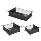 under Table Storage Bag Camping Table Rack Bag,Easy to Use Folding Net Bag