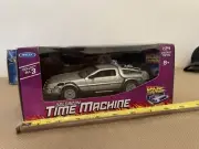 3x Back To The Future I II III Delorean Time Machines 1:24 Diecast Movie Cars