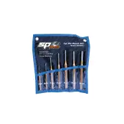 SP Tools 7Pcs Pin Punch Set - Chrome Molybdenum Alloy Steel Hexagonal Shank