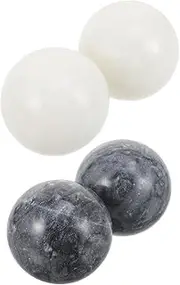 2 Sets Hand Massage Balls Marble Pattern for Health Exercise Hand Massagers Durable Design for Flexibility and Muscle Movement