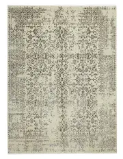 [The Handmade Collection] Fine Hand Knotted Wool Silver Rug 368X275cm