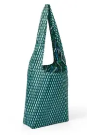 Diane von Furstenberg Target Arrow Geo/Disco Zebra Reversible Reusable Bag NEW