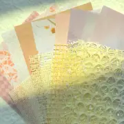 15 Sheets Handmade Scrapbook Paper Craft Mesh Fabric Scrapbooking Supplies Paper