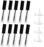 Healeved 10pcs Storage Bottle Clear Mascara Tube Containers with Lids Eyeliner Bottle Container with Lid Cream Container Bottles Mascara Cream Container Bottle Empty Mascara Bottles Black