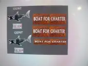 Quint's Truck Decals from Jaws. Custom 1:18