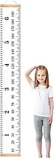Growth Chart for Kids - Movable Kid Height Wall Chart - Reusable Growth Ruler with Lanyard Measurement Marker for Nursery Baby Room Child's Bedroom