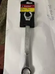 GREAT NECK TOOLS 13 And 14 MM FLARE NUT LINE DOUBLE END WRENCH 6 POINT !