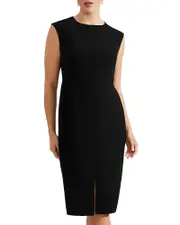 Hobbs London Vanessa Front Slit Dress