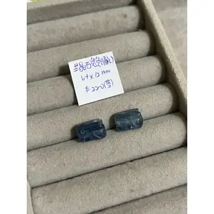 【造型散珠】藍晶石兔兔(通孔)，6+*12mm(隻)