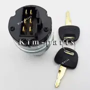 New Ignition Switch (2) keys 4448303 for Hitachi John Deere JD