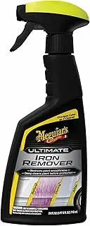 Meguiar's Ultimate Iron Remover - Quickly Remove Embedded Iron Particles and Industrial Fallout That Impair Paint Color, Clarity, and Paint Smoothness - Chemical Contaminant Remover - 24 Oz